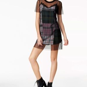 Guess Mesh T-Shirt Dress | Black | XL